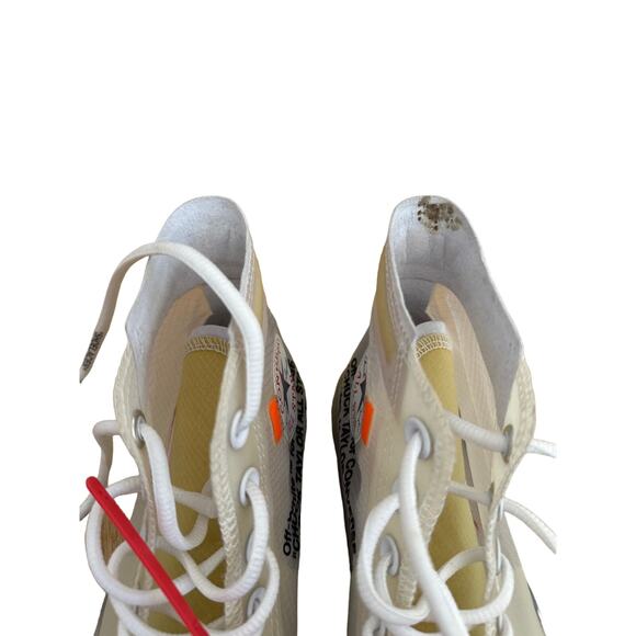 Off White x Converse Chuck Taylor - The Ten Vulcanized Sneakers in White - Picture 5 of 7
